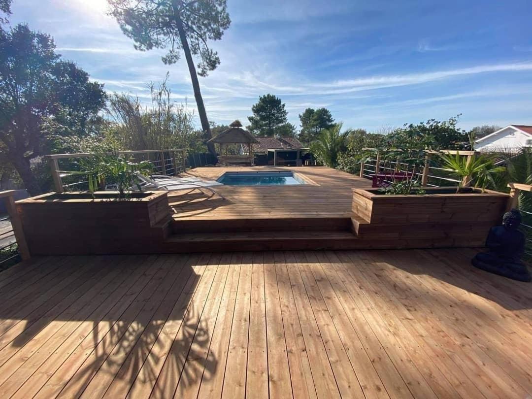 Villa Ohana Pour 8 Personnes Avec Piscine Et Cuisine D'Ete. Wifi Gratuit Capbreton Luaran gambar