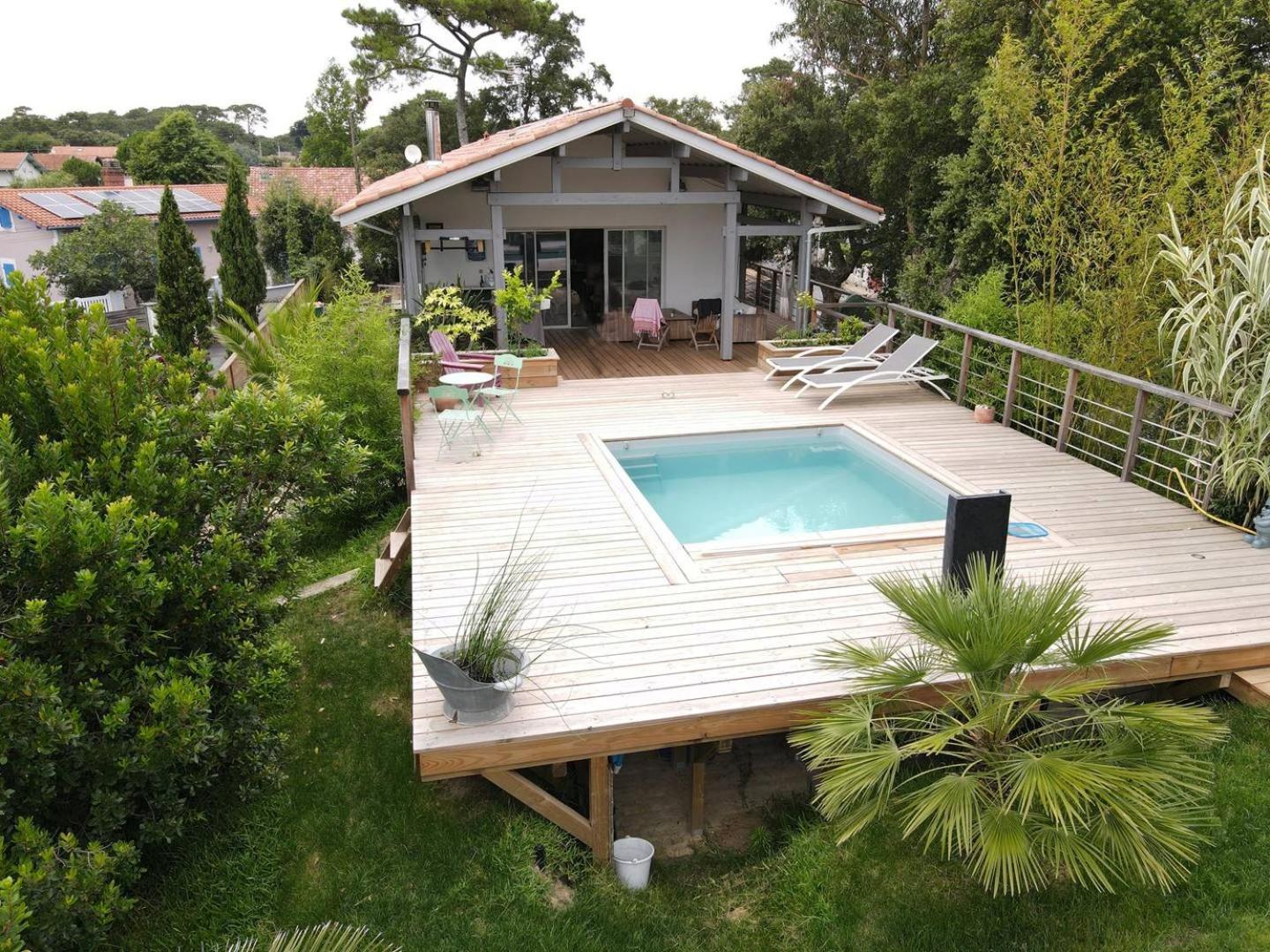 Villa Ohana Pour 8 Personnes Avec Piscine Et Cuisine D'Ete. Wifi Gratuit Capbreton Luaran gambar